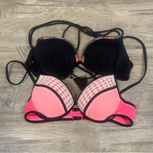 Victoria Secret 2 Push Up Bikini Swim Tops The Gorgeous The Fabulous